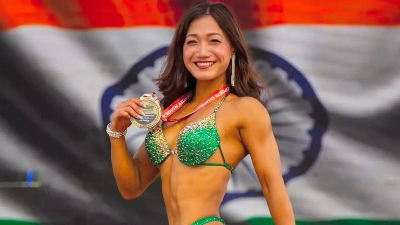 Gold for India! Hillang Yajik shines at South Asian Bodybuilding and  Physique Sports Championships; internet goes crazy | More sports News -  Times of India