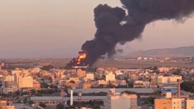 Iran under fire: Israel bombs Mashhad airport; calls it longest-range strike yet - video