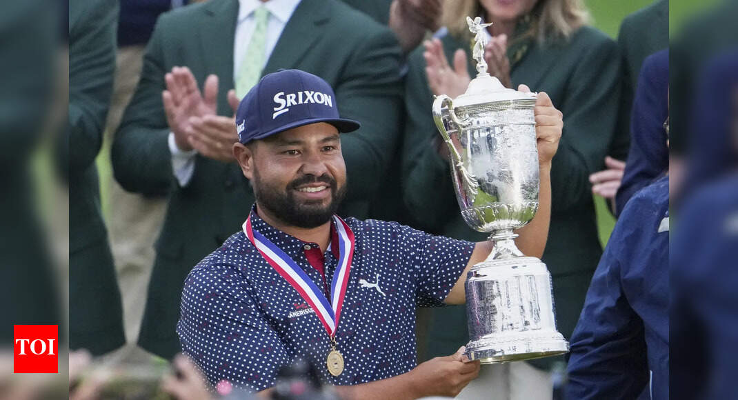 J.J. Spaun wins US Open with stunning 65-foot birdie putt at Oakmont