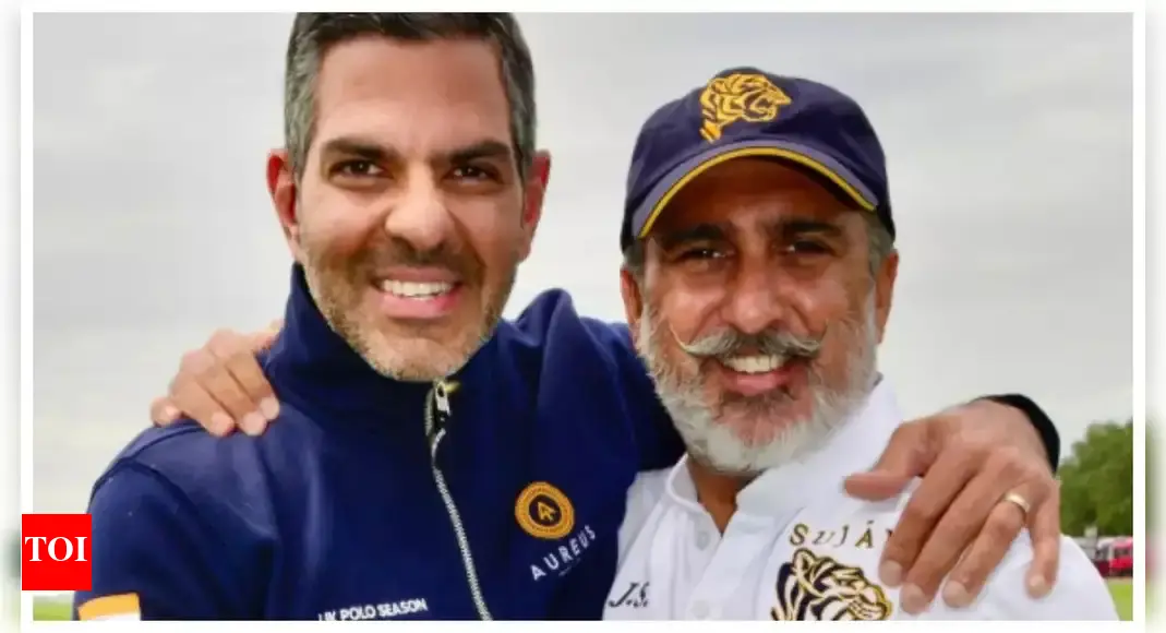 Sunjay Kapur’s Polo club shares his LAST PIC before tragic demise; observe a minute’s silence as they play at finals | – Times of India