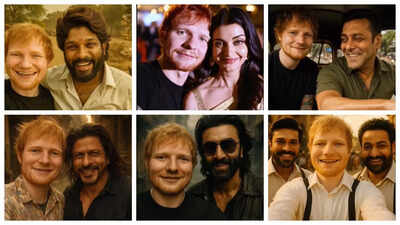 Ed Sheeran's 'Sapphire' reimagined with Indian superstars; Aishwarya Rai, Salman Khan, Allu Arjun, Virat Kohli feature in AI-generated music video