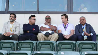 ICC chief Jay Shah attends MLC double-header at Oakland Coliseum