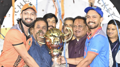 Rain halts Chhattisgarh Cricket Premier League final, Raipur Rhinos and Rajnandgaon Panthers crowned joint champions