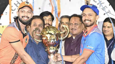 Rain halts CCPL final; Raipur Rhinos and Rajnandgaon Panthers declared joint winners