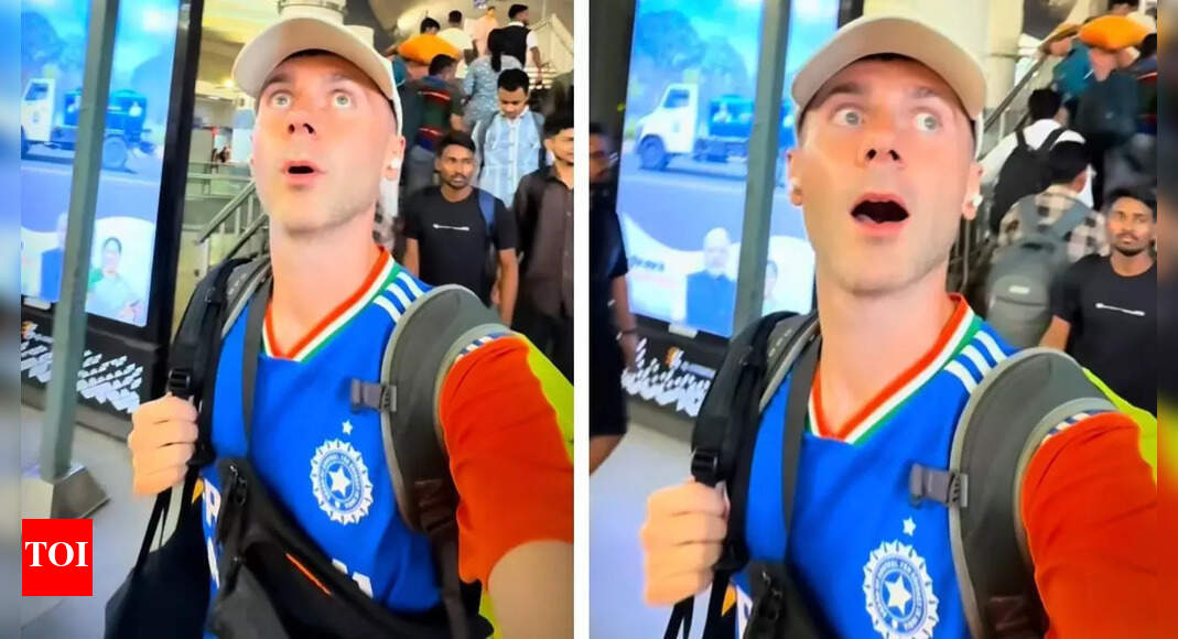 Watch: UK traveller visits Delhi metro– His one-word reaction is going viral