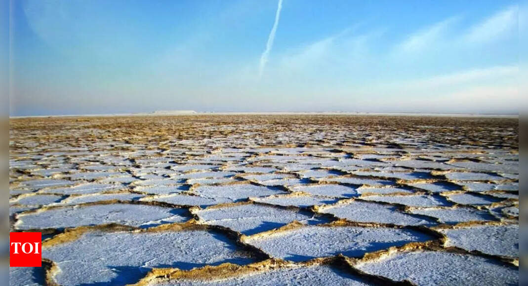 6 lakes around the world that are drying up due to environmental threats | - Times of India