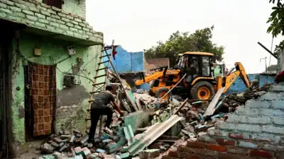 Massive demolition drive in Delhi’s Ashok Vihar, Wazirpur; 200+ homes on encroached land targeted, heavy security deployed