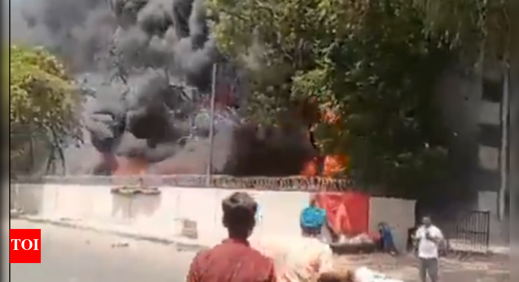 Watch: New video shows AI crash survivor emerging from burning wreckage