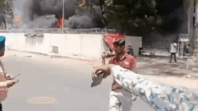 Air India plane crash: New video surfaces of lone survivor Viswash Kumar Ramesh emerging from burning wreckage; watch