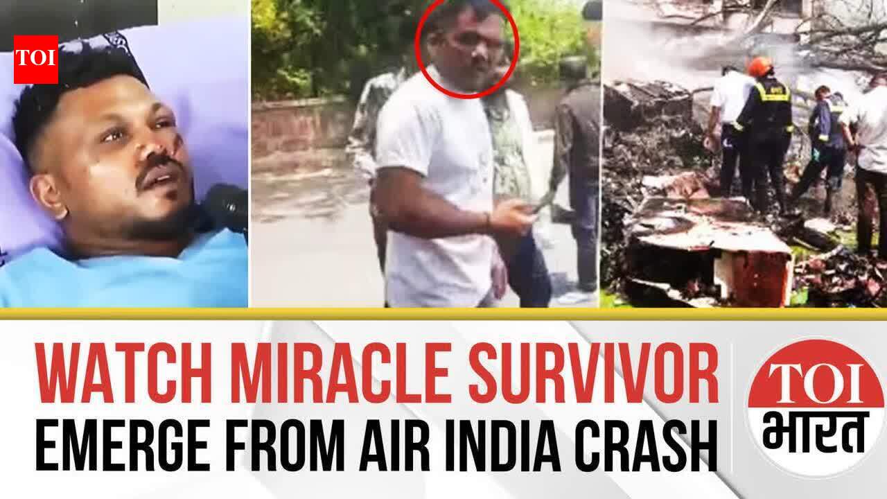 New Video Captures Lone Survivor Vishwas Kumar Ramesh Walking Away From ...