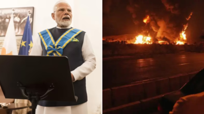 Top 5 news of the day: PM  Modi conferred highest civilian award by Cyprus; Iran launches new missile strikes on Israel; and more