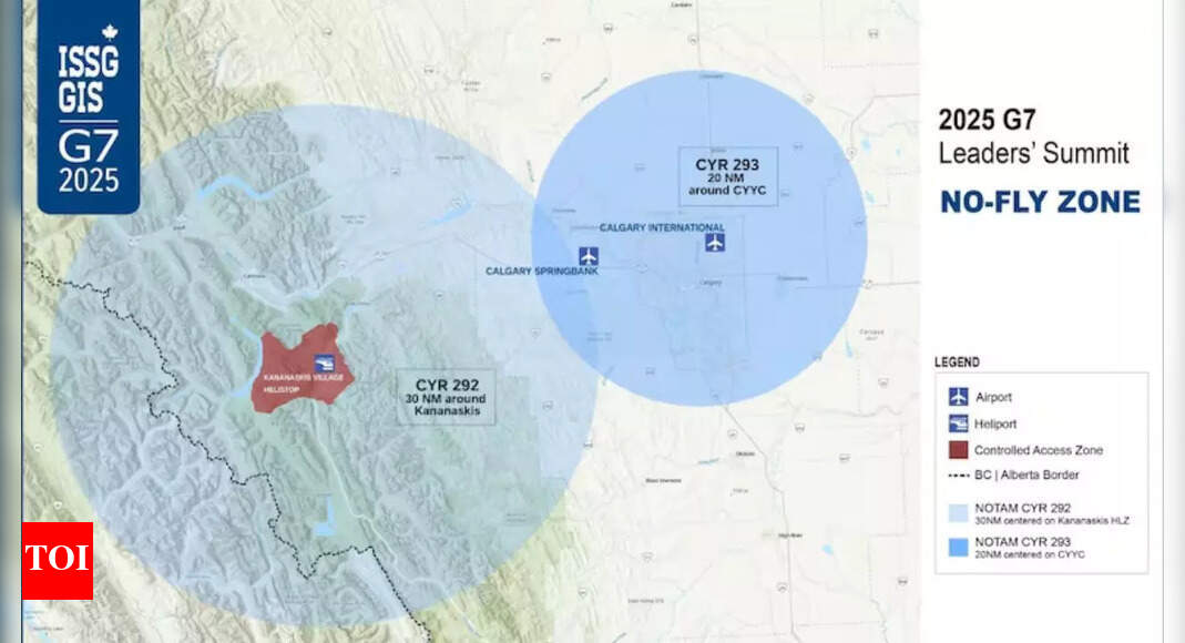Private plane enters restricted no-fly zone above G7 venue in Canada, military jets deployed