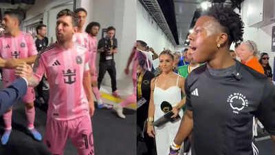  Fans are furious at Cristiano Ronaldo's superfan IShowSpeed after clip of Lionel Messi “ignoring” him sparks outrage