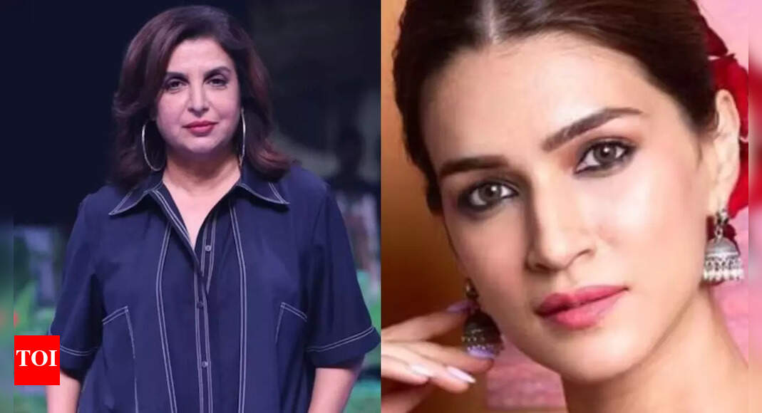Farah Khan cracks up over Kriti Sanon being Jaaved Jaaferi’s neighbour: “Do you jump the wall to her house?