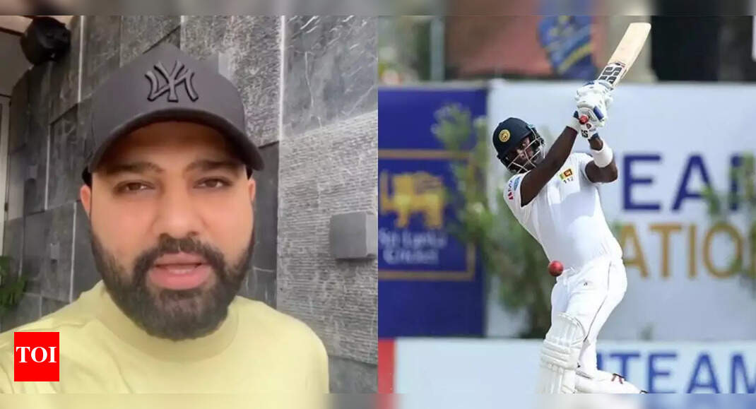 Watch: 'We had some pretty good battles,' Rohit Sharma sends message to Angelo Mathews ahead of farewell Test