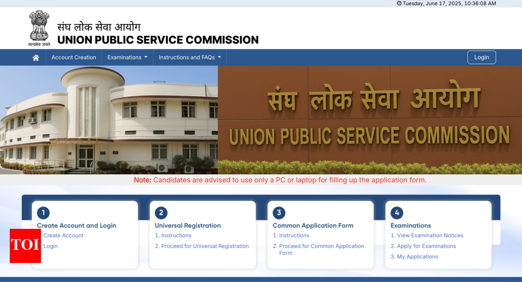 UPSC NDA, CDS II 2025 registration ends today: Check direct link to apply online and required list of documents here – Times of India