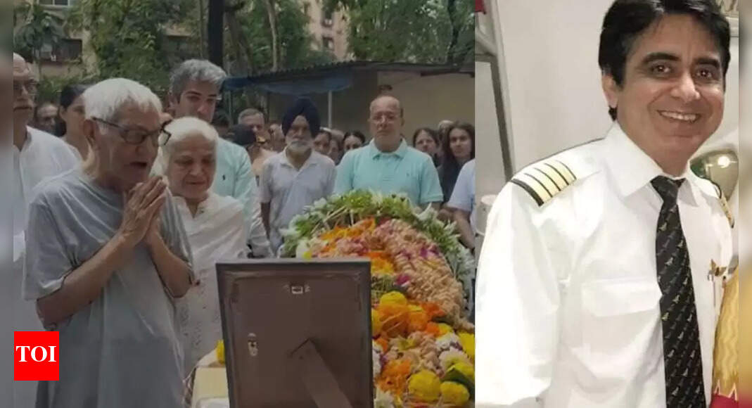 Final goodbye: Father pays tribute to AI 171 pilot killed in Ahmedabad crash - video