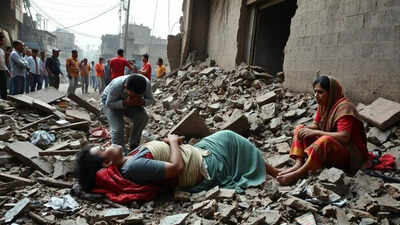  Wall collapses at Bandra East construction site; One woman critical, another injured