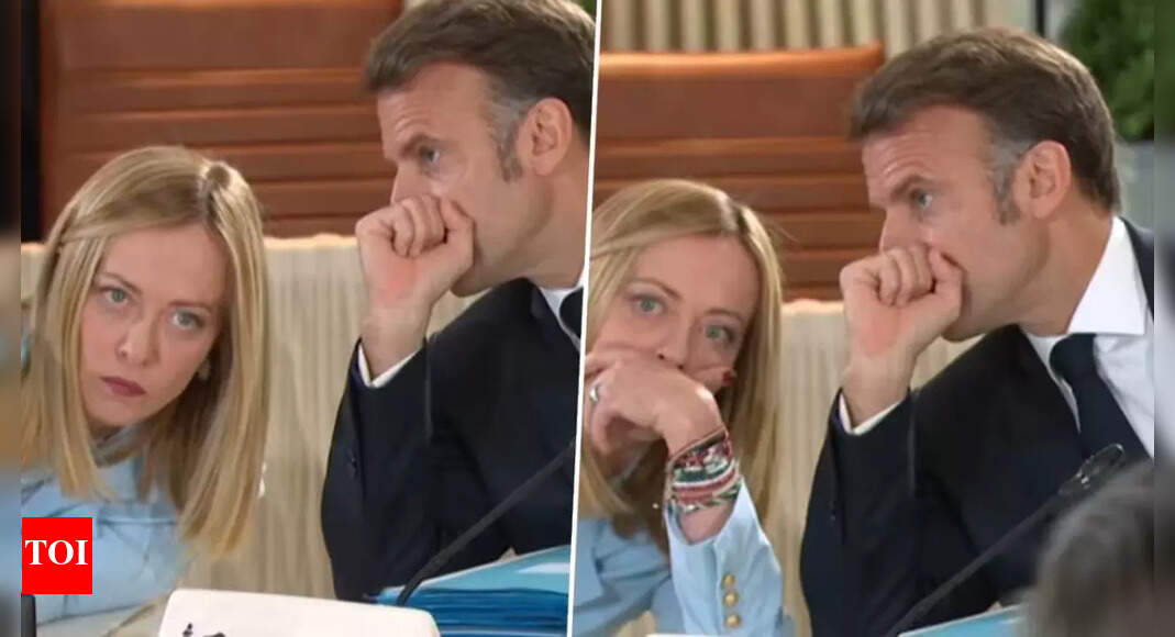 Meloni, Macron, and the magnificent ‘eye-roll’: Internet's verdict on the viral moment at the G7 summit