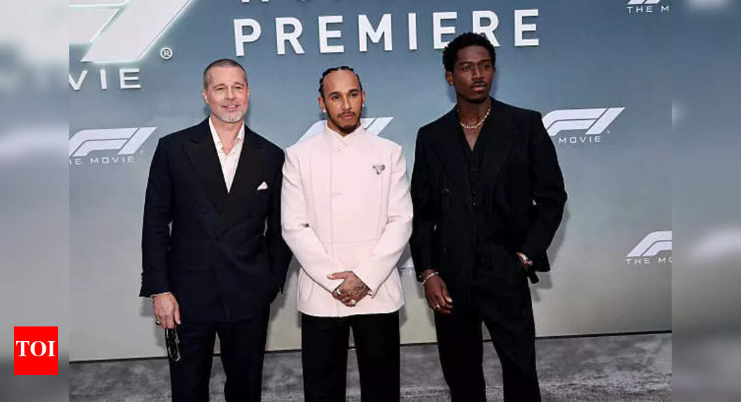 "This is going to be so good”: Lewis Hamilton and Formula 1 stars wow fans with red carpet looks at Times Square 'F1' premiere