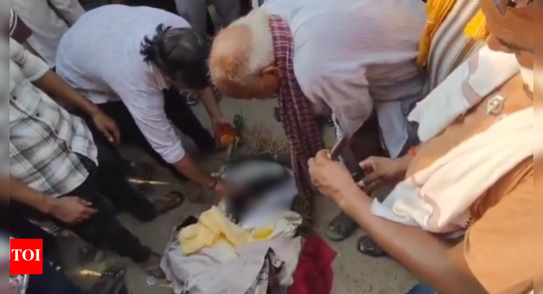 UP shocker: Man performs symbolic wedding with deceased fiancée before her cremation in Maharajganj; vows to hold ‘terahvin’ as husband