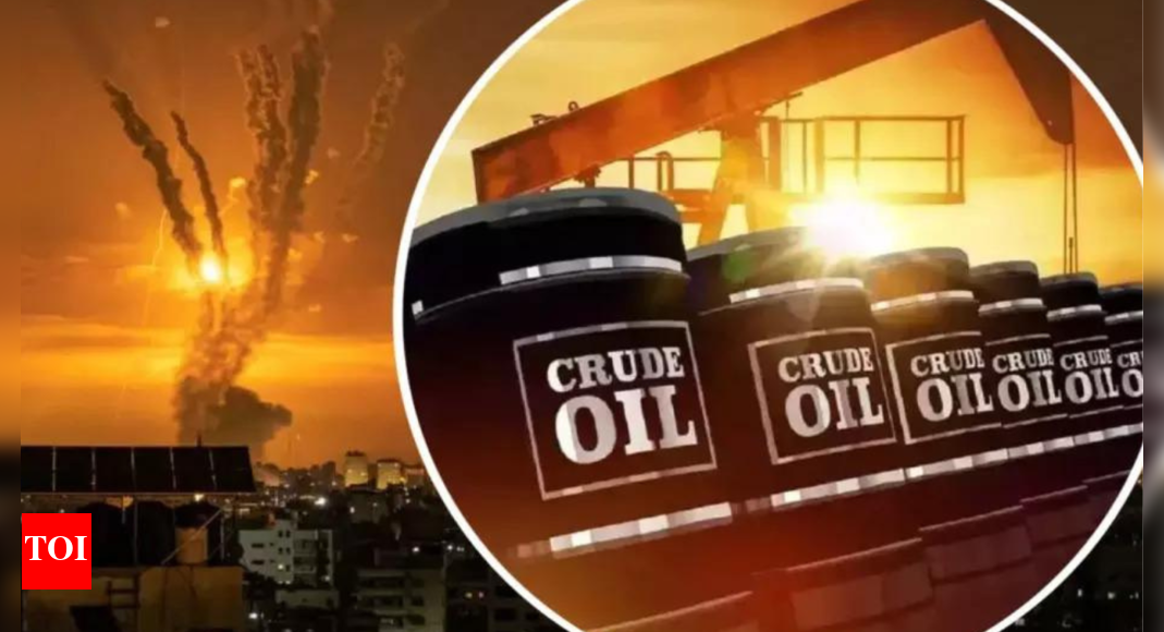 Israel-Iran tensions impact: Crude oil climbs over $1 amid geopoliitcal concerns, evacuation fears hit global markets