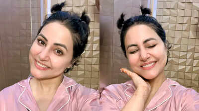 Breast cancer fighter Hina Khan is happy to see her hair grow after a year and half; writes ‘How I have missed those hair flips’