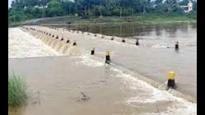 Incessant rainfall in Belagavi; many low-lying bridges submerged