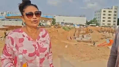 Actress Ramya Sri and her brother claim to be attacked by 'land-grabbers' with a knife in Hyderabad: 'Goons tried to kill us in front of the police station'