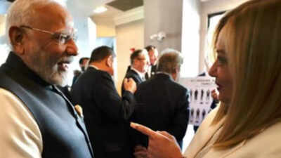  PM Modi meets Meloni at G7 in Canada; both leaders reaffirm growing ties