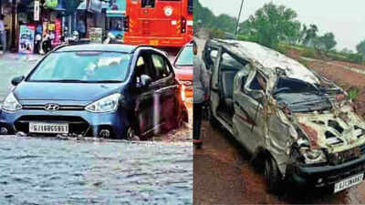 Monsoon mayhem in Gujarat: 18 dead in 2 days; Saurashtra flooded, rescue ops on