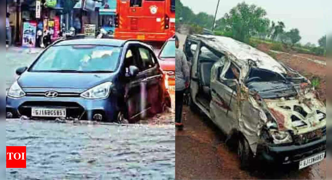 Monsoon mayhem in Gujarat: 18 dead in 2 days; Saurashtra flooded, rescue ops on