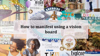 How to manifest using a vision board