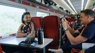 IND vs ENG: Coffee, selfies, window seat fight and memories, India players get nostalgic on train journey to Leeds