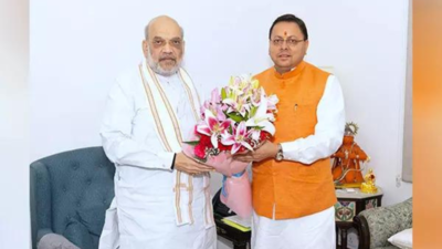 Uttarakhand CM Dhami meets Amit Shah in Delhi; discuss various important issues