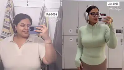 Woman loses over 40 kilos in a year with THIS simple workout