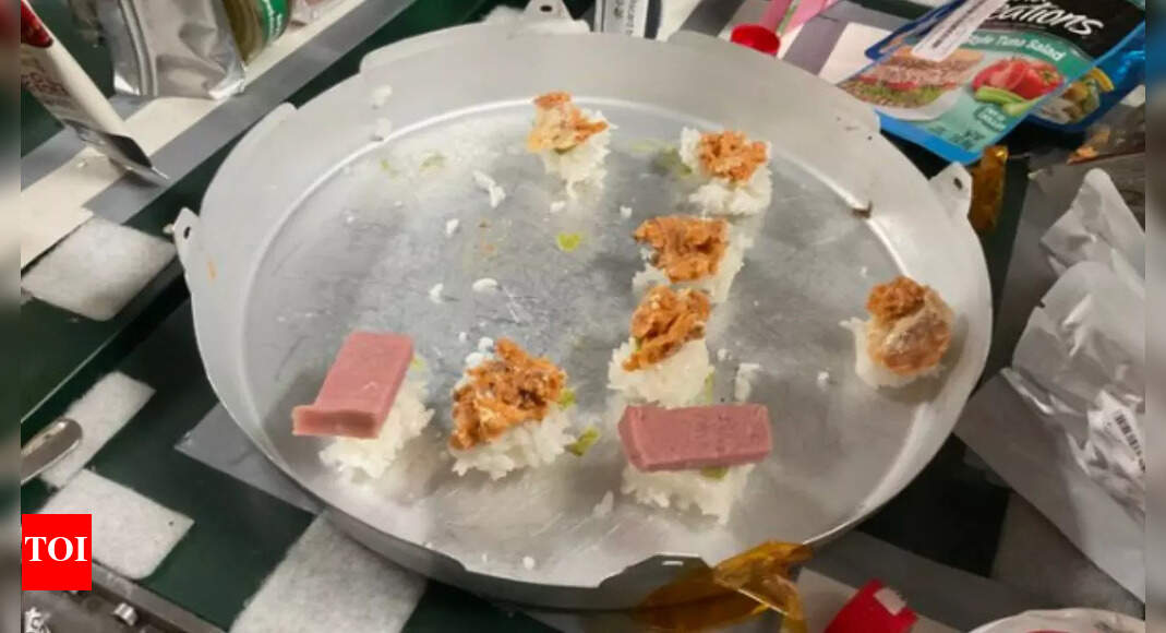 NASA astronauts prepare ‘space sushi’ aboard the ISS in zero gravity during a heartwarming crew celebration