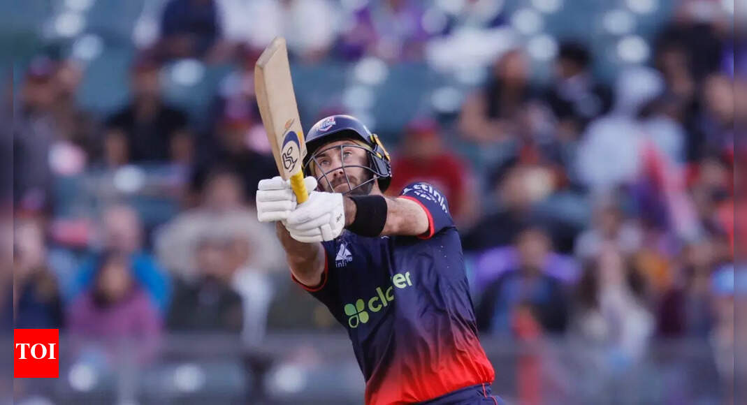 MLC 2025: Glenn Maxwell plays captain's knock as Washington Freedom blitz past LA Knight Riders | Cricket News - Times of India