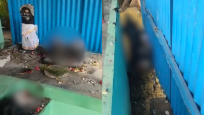 Idols vandalised at Coimbatore temples, right-wing groups demand swift action; special police team formed to nab culprits