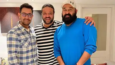 When Aamir Khan and Mohanlal’s candid moment had fans hoping for a dream collaboration - Throwback moment
