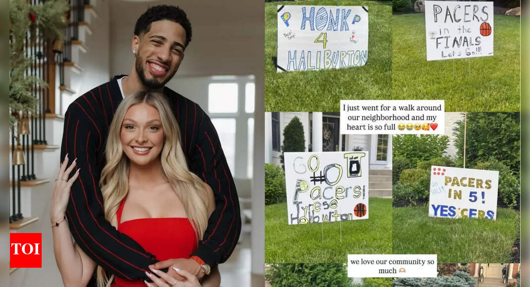 “My heart is so full”: Tyrese Haliburton’s girlfriend Jade Jones shares glimpse of placards put up by Ind