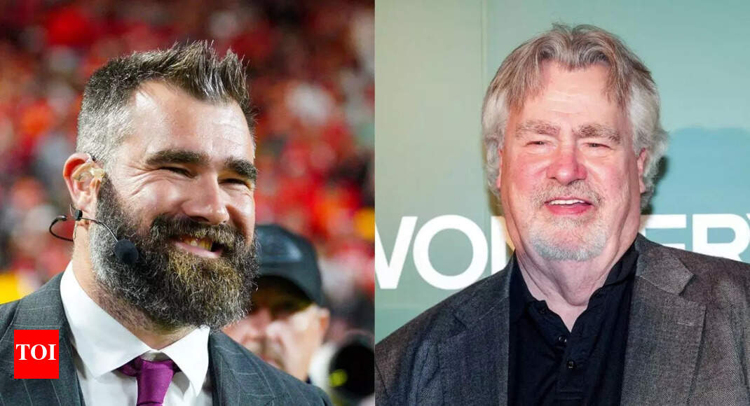 Ed Kelce calls Jason's new pin-up tattoo 'cringeworthy' and 'f—king looney'  during New Heights appearance | NFL News - Times of India