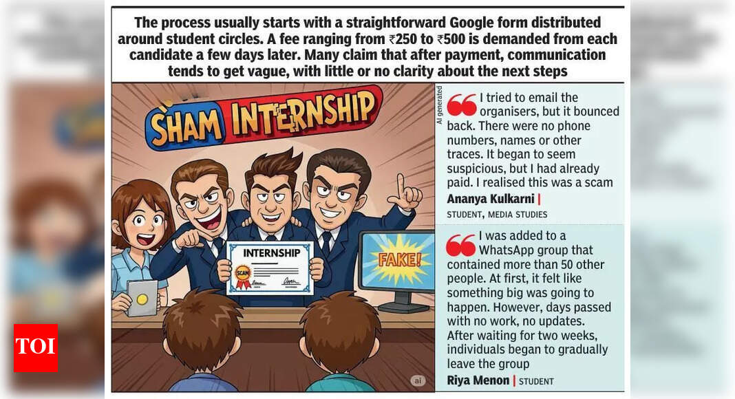 Several Bengaluru students fall prey to online internship scams | Bengaluru News
