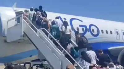  First rescue flight carrying 110 Indian students lands in Delhi; evacuated from war-hit Iran via Armenia