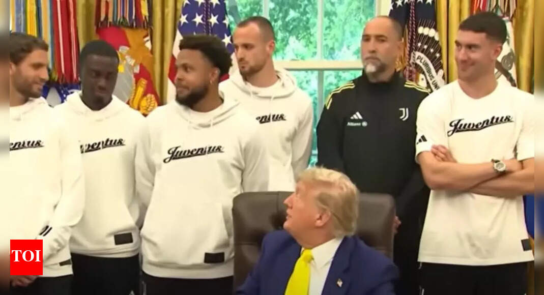 Trump questions Juventus on women in men’s team; players exchange awkward glances- Watch