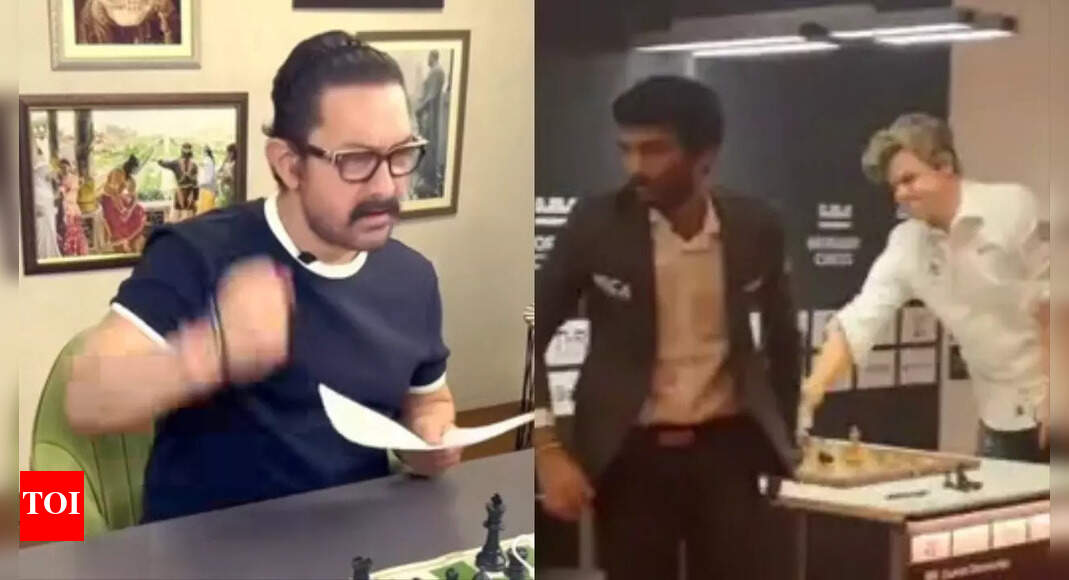 ‘Kyu nahi ho rahi acting?’: Aamir trolled for mimicking Carlsen’s Norway Chess viral outburst – Watch