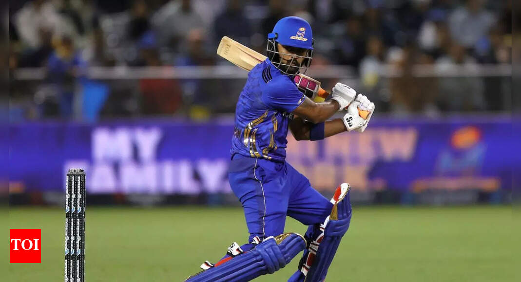 MLC: Monank's 93 enters record-book as MINY beat SOR by 7 wickets