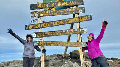  Vidya Singh on summiting Mt Kilimanjaro