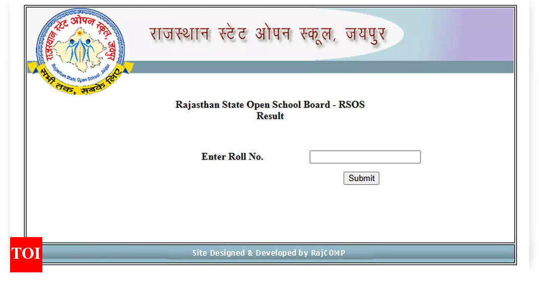 RSOS 10th 12th result 2025 out at rajasthanstateopenschool.com; download here