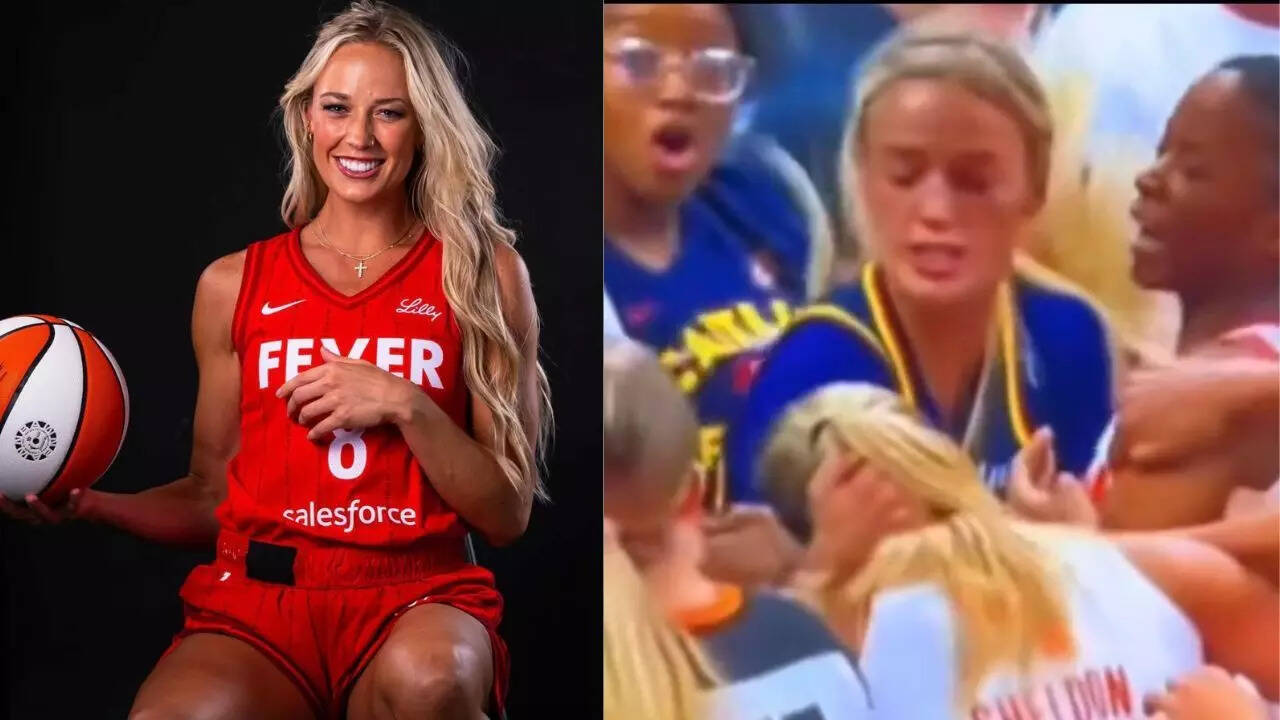 Sophie Cunningham called out by WNBA for pulling Alyssa Thomas after  Caitlin Clark foul | International Sports News - Times of India